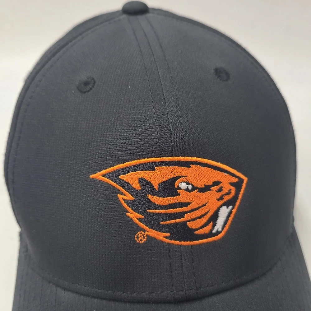 Oregon State Beavers Hat Adjustable Nike‎ Black Orange NCAA Legacy91 Dri-Fit Men
